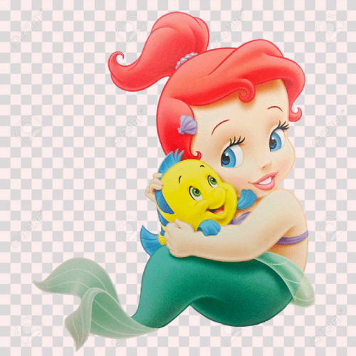 la sirenita bebe png - El Taller de Hector