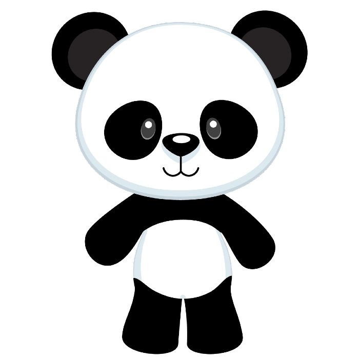 Osito Panda de pie png - El Taller de Hector